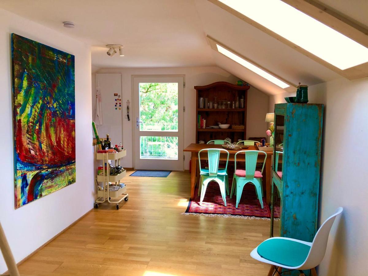 Charmante Ferienwohnung Mit Balkon Im 5-Seen-Land Hechendorf am Pilsensee Ngoại thất bức ảnh