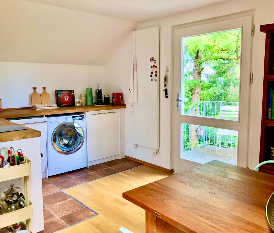 Charmante Ferienwohnung Mit Balkon Im 5-Seen-Land Hechendorf am Pilsensee Ngoại thất bức ảnh