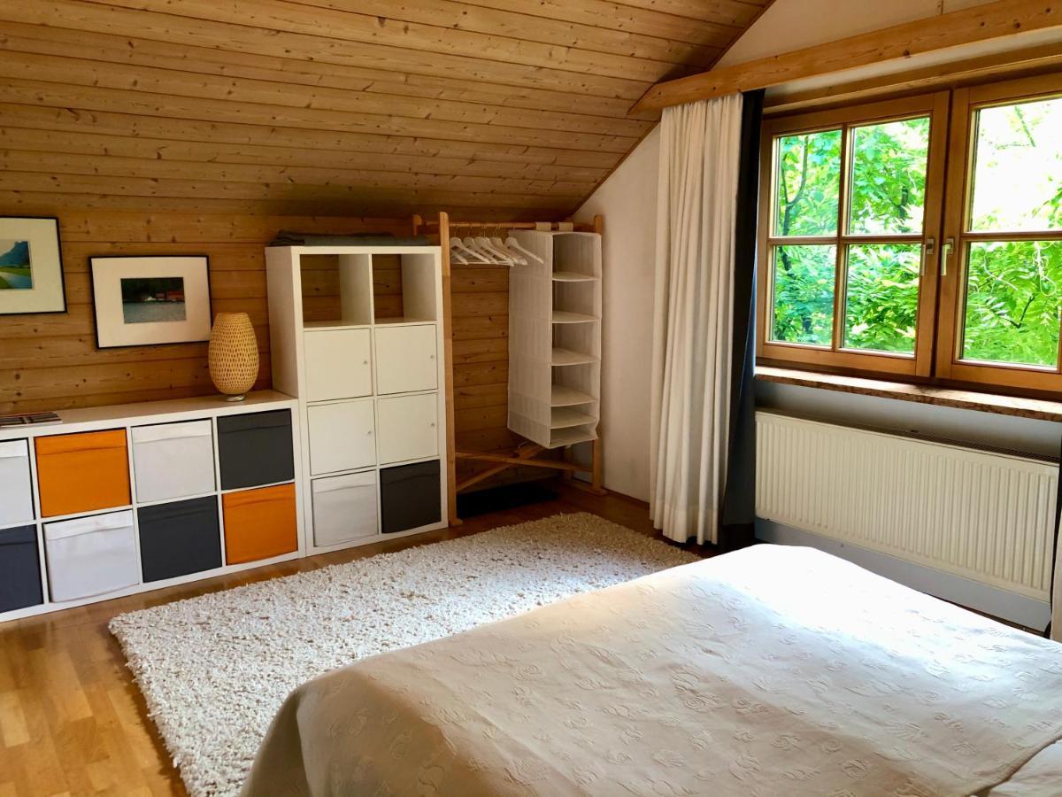 Charmante Ferienwohnung Mit Balkon Im 5-Seen-Land Hechendorf am Pilsensee Ngoại thất bức ảnh