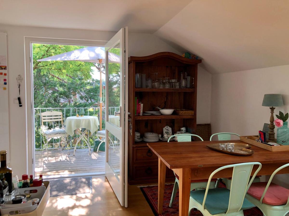 Charmante Ferienwohnung Mit Balkon Im 5-Seen-Land Hechendorf am Pilsensee Ngoại thất bức ảnh