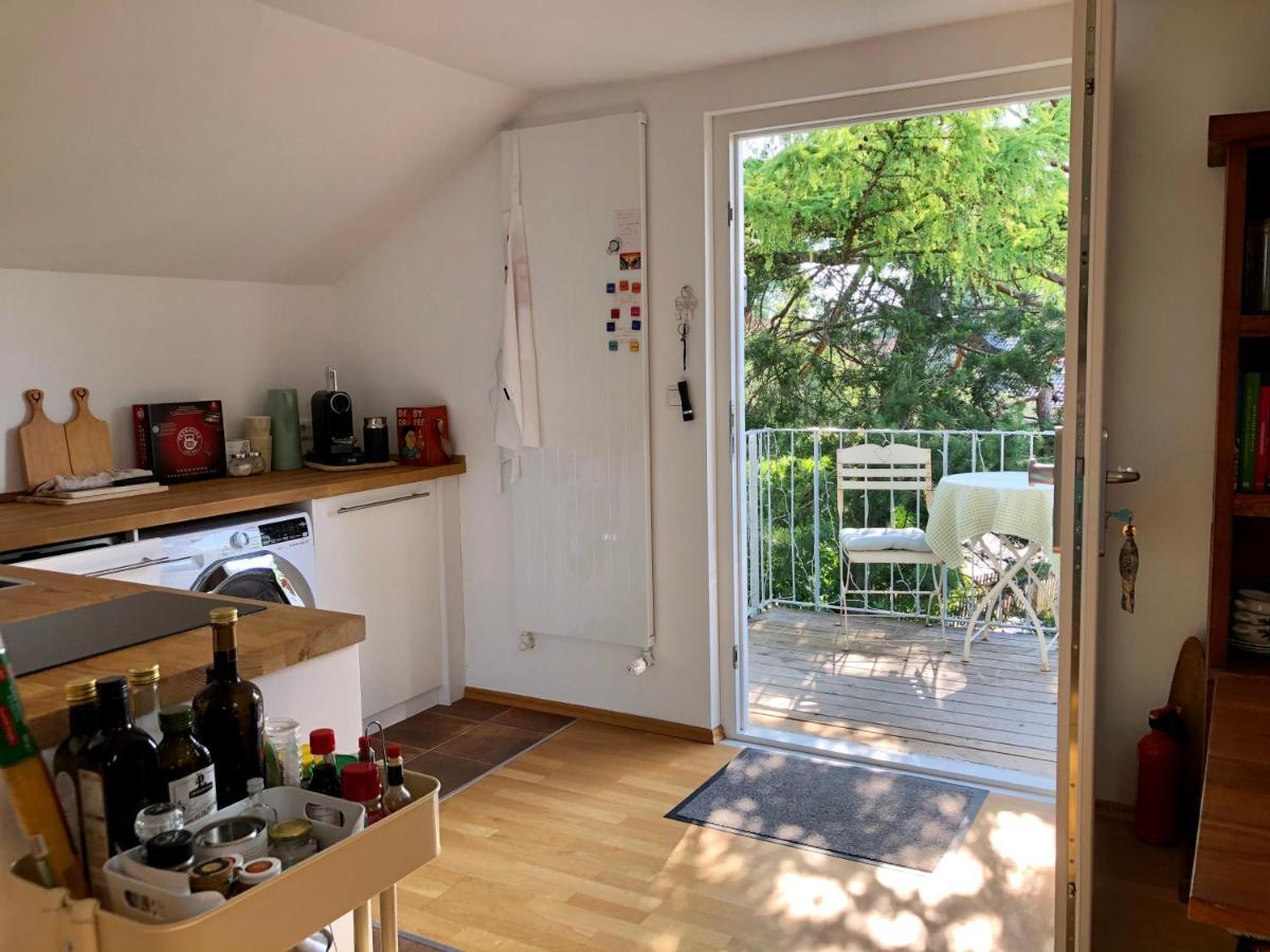 Charmante Ferienwohnung Mit Balkon Im 5-Seen-Land Hechendorf am Pilsensee Ngoại thất bức ảnh